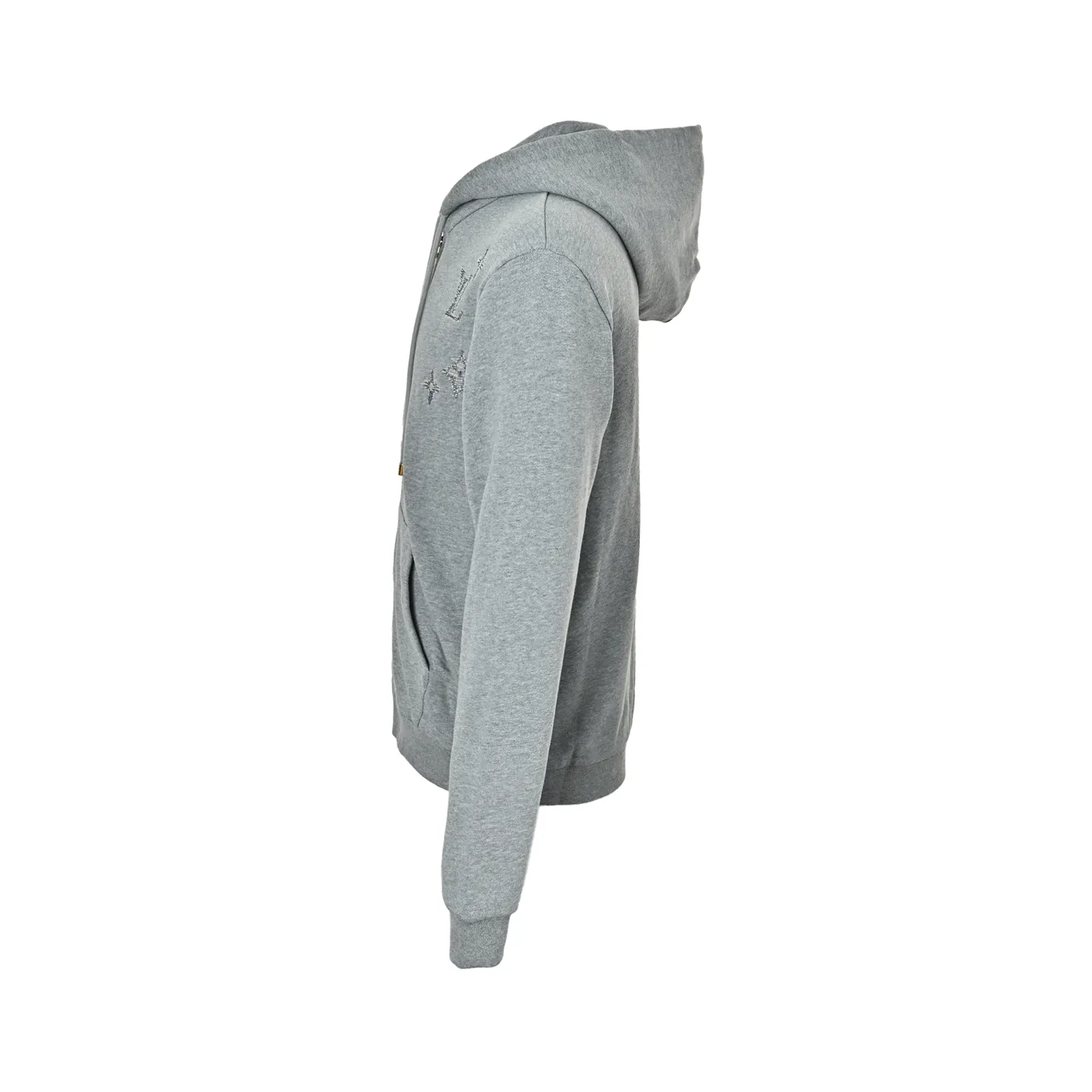 Louis Vuitton/Louis Vuitton sketch embroidered zipper hooded sweatshirt jacket